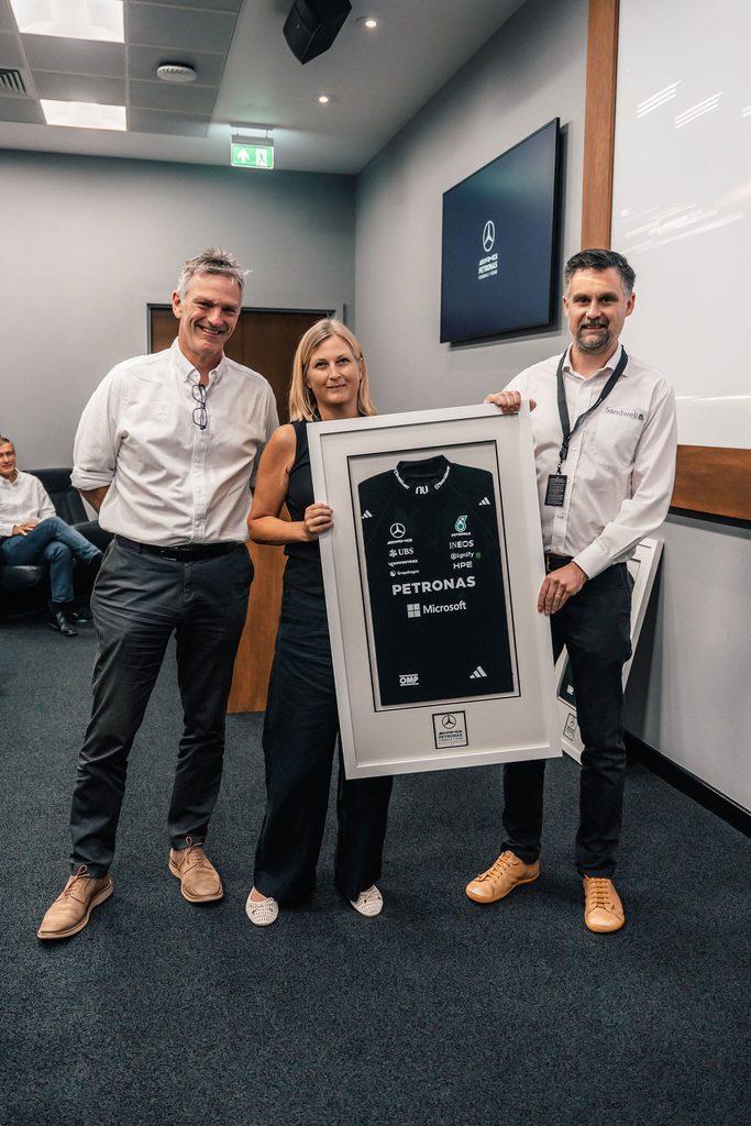Sandwell UK Receives Supplier of the Year Award from Mercedes-AMG PETRONAS Formula One Team